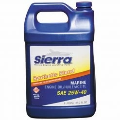 SIERRA 4 Stroke Synthetic Blend Sterndrive Motor Oil - 25W-40 - 1 Gallon