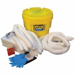 BUFFALO Oil Spill Kit, 20 Gallon Container