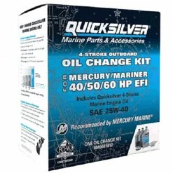 QUICKSILVER 8M0081912 Oil Change Kit for 40/60 HP Engines