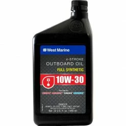 WEST MARINE Premium 10W-30 4-Stroke Full Synthetic Engine Oil, Quart