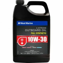 WEST MARINE Premium 10W-30 4-Stroke Full Synthetic Engine Oil, Gallon
