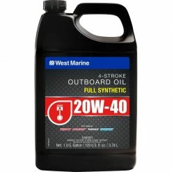 WEST MARINE Premium 20W-40 4-Stroke Full Synthetic Engine Oil, Gallon