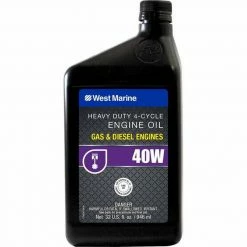 WEST MARINE Premium SAE 40W 4-Cycle Heavy Duty Engine Oil, Quart