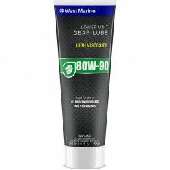 WEST MARINE High-Viscosity 80W-90 Lower Unit Gear Lube, 10 oz.