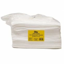 SEAFIT 18" x 15" Heavy Weight Oil Absorbent Sheets, 50-Pack