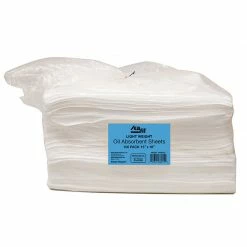 SEAFIT 18" x 15" Light Weight Oil Absorbent Sheets, 100-Pack