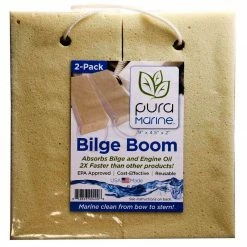 PURA MARINE Bilge Boom Oil Absorbant Sponge, 2-Pack