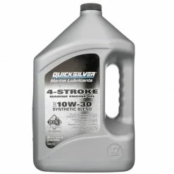 QUICKSILVER 10W30 Synthetic Blend 4-Stroke Outboard Oil, Gallon