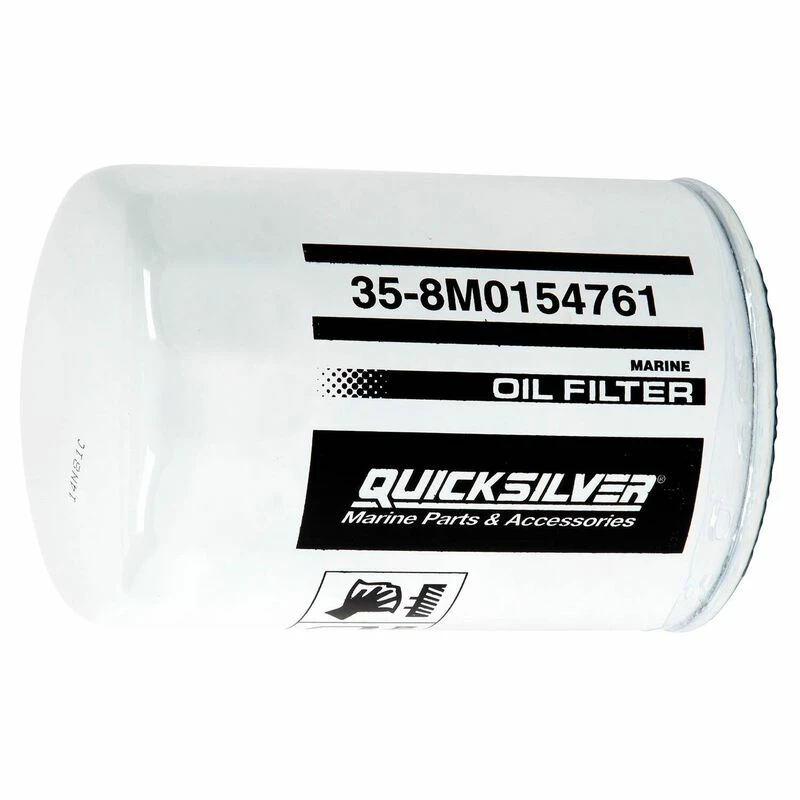 QUICKSILVER 8M0154761 Oil Filter - Crusader, OMC, Pleasure Craft, Marine Power, Volvo, Yamaha, Mallory, Fram, Sierra 1 QUICKSILVER 8M0154761 Oil Filter - Crusader, OMC, Pleasure Craft, Marine Power, Volvo, Yamaha, Mallory, Fram, Sierra