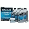 QUICKSILVER 8M0107513 25W40 4-Stroke Outboard Oil Change Kit for 150 HP Mercury Engines