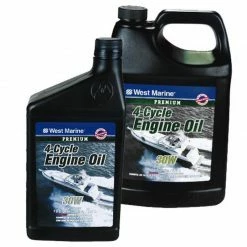 WEST MARINE Premium 4-Cycle Heavy Duty Engine Oil, SAE 40W, 5 Gallons