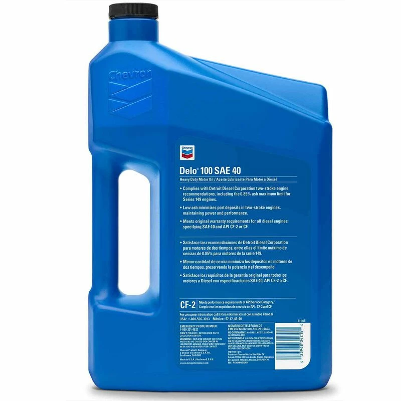 CHEVRON Delo 100 Diesel Engine Oil, SAE 40, 1 Gallon 2 CHEVRON Delo 100 Diesel Engine Oil, SAE 40, 1 Gallon - Image 2