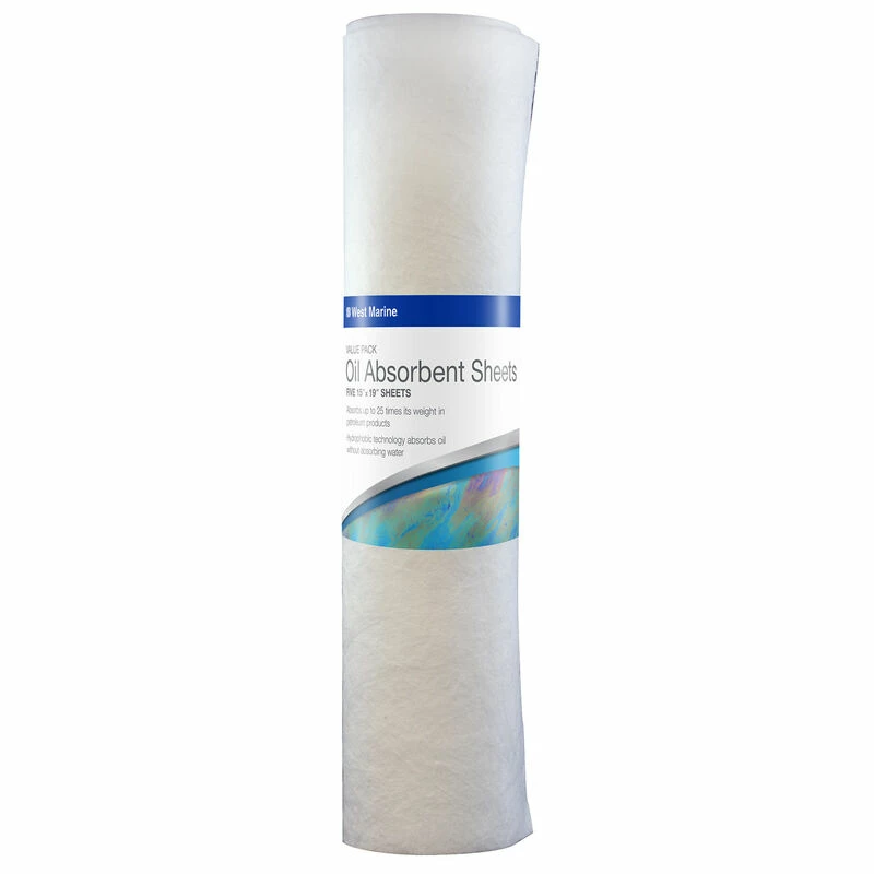 WEST MARINE Oil Absorbent Sheets 2 WEST MARINE Oil Absorbent Sheets - Image 2
