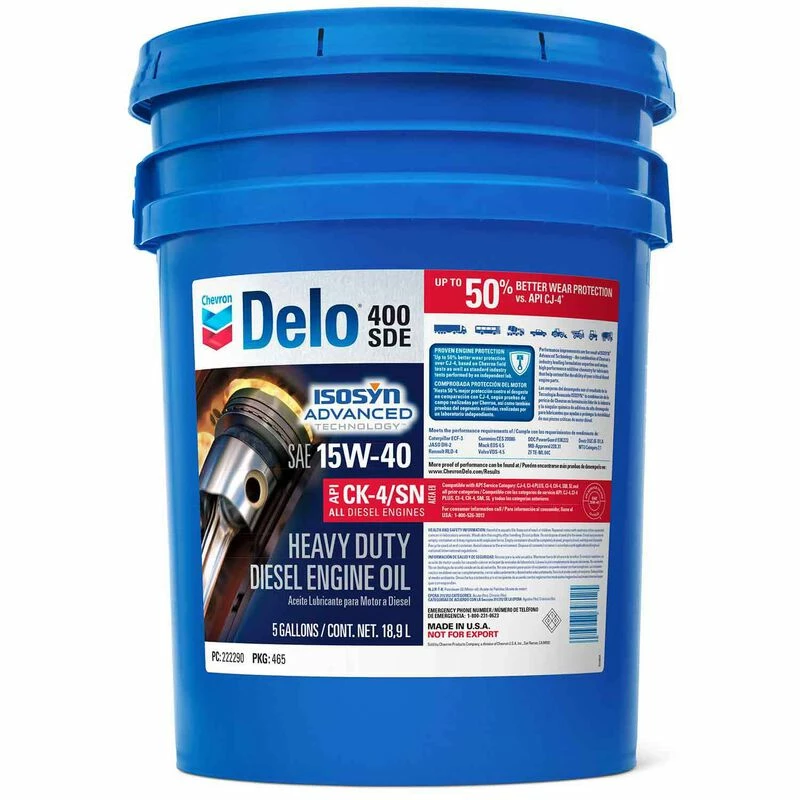 CHEVRON Delo 400 SDE 15W-40 Motor Oil 2 CHEVRON Delo 400 SDE 15W-40 Motor Oil - Image 2