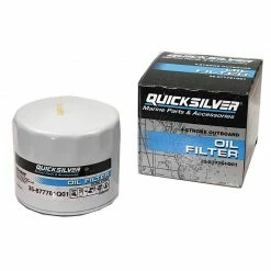 QUICKSILVER 877761Q01 Oil Filter, Mercury/ Mariner 75-115 HP Outboards & 150 HP EFI 4-Stroke Outboards